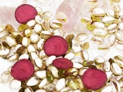 beets and pistachios